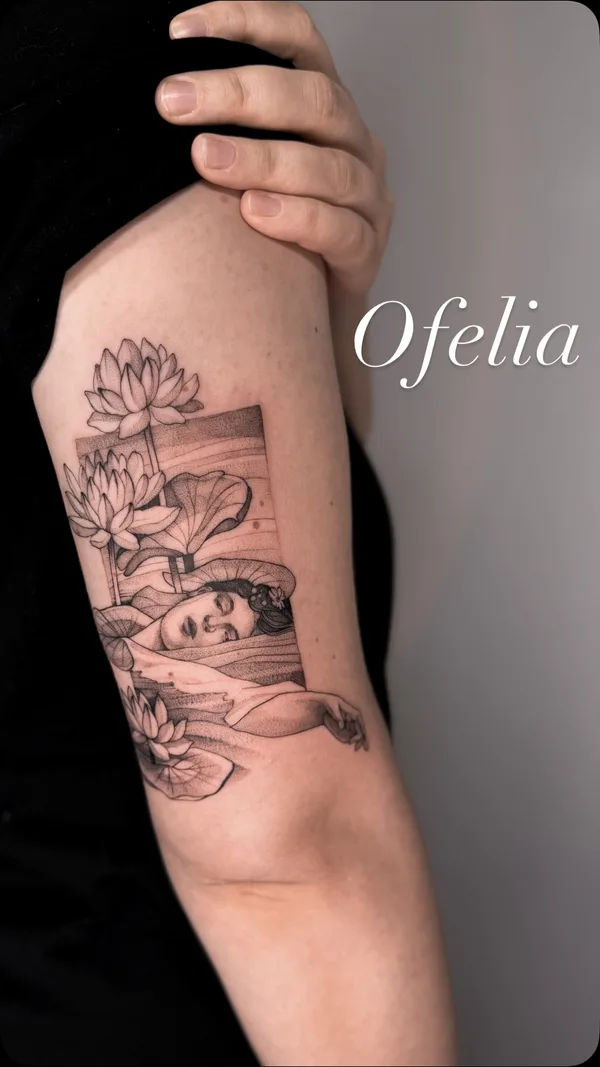 Ofelia tonąca w liliach wodnych 🖤 Kamila, dziękuj...
