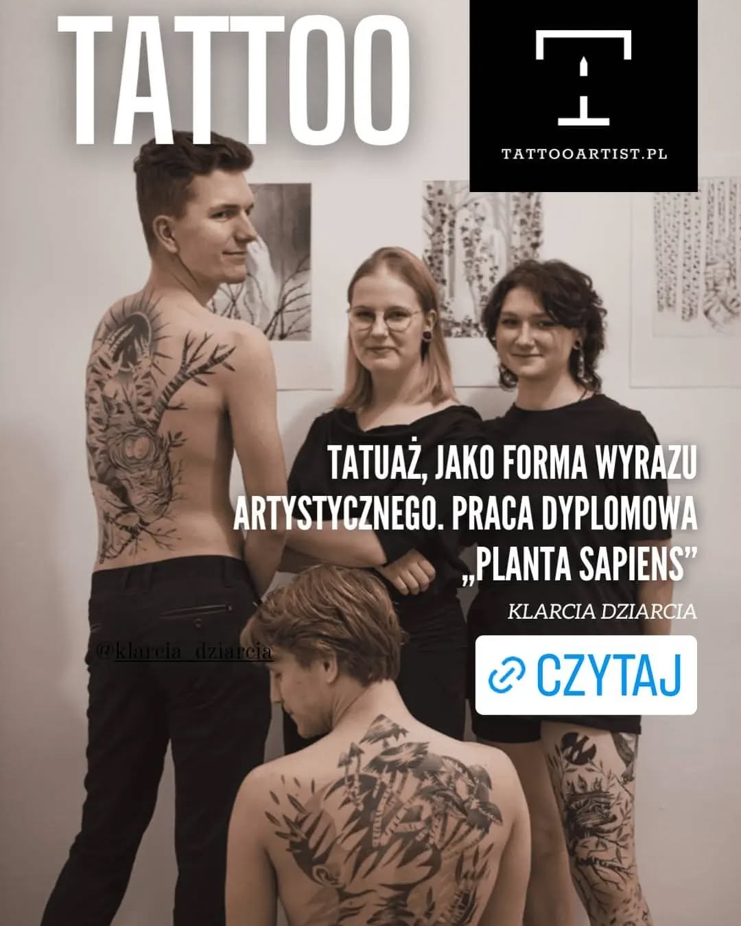 Planta Sapiens – tatuaż jako forma wyrazu artystycznego