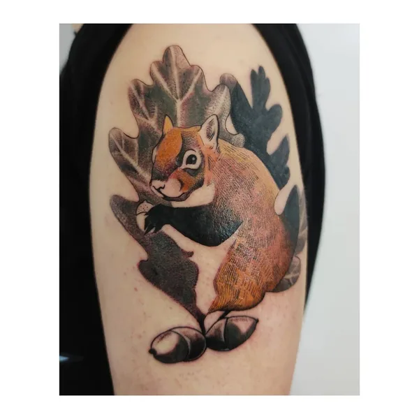 Projekt z 01/20/2021 - Wiewiórka przycupnęła na ra