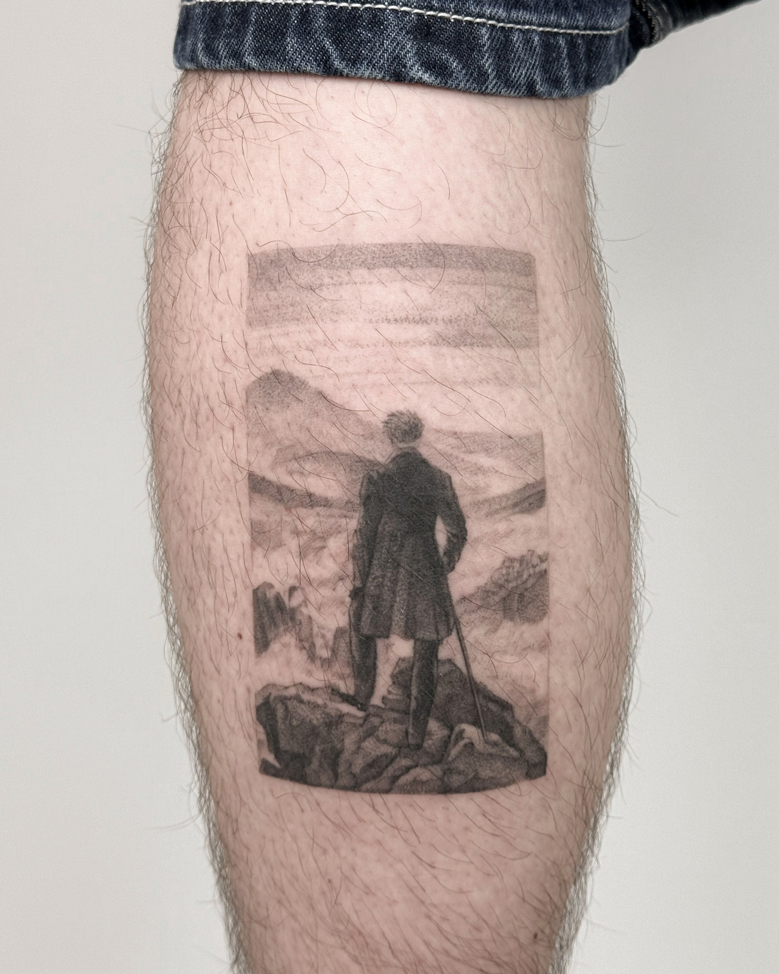 Projekt z 04/01/2026 - "Wędrowiec nad morzem mgły" - Slide 3