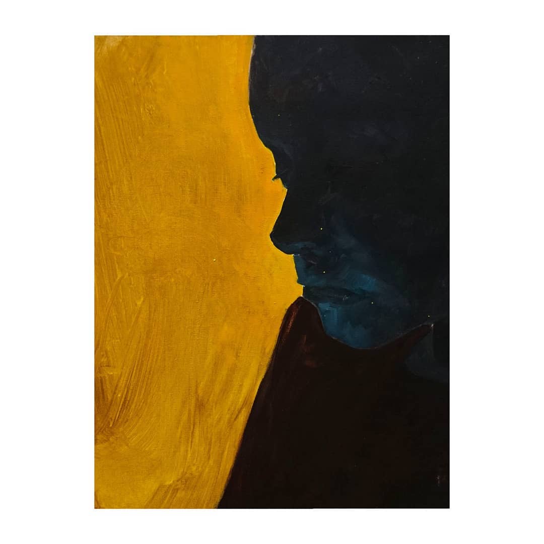 Projekt z 04/08/2020 - ,,Last human" oil on canvas