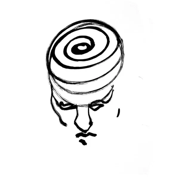 Projekt z 05/19/2020 - Into myself Ink on paper