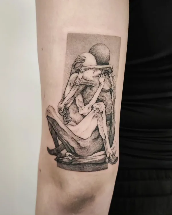 Projekt z 07/18/2024 - Beksiński dla Oliwii 🖤 Dzi
