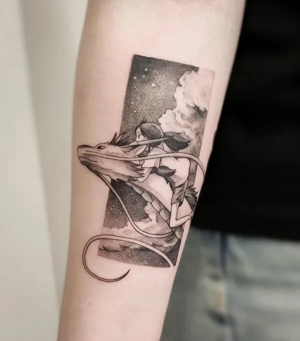 Projekt z 11/09/2023 - Spirited Away 🖤✨ Dziękuję 