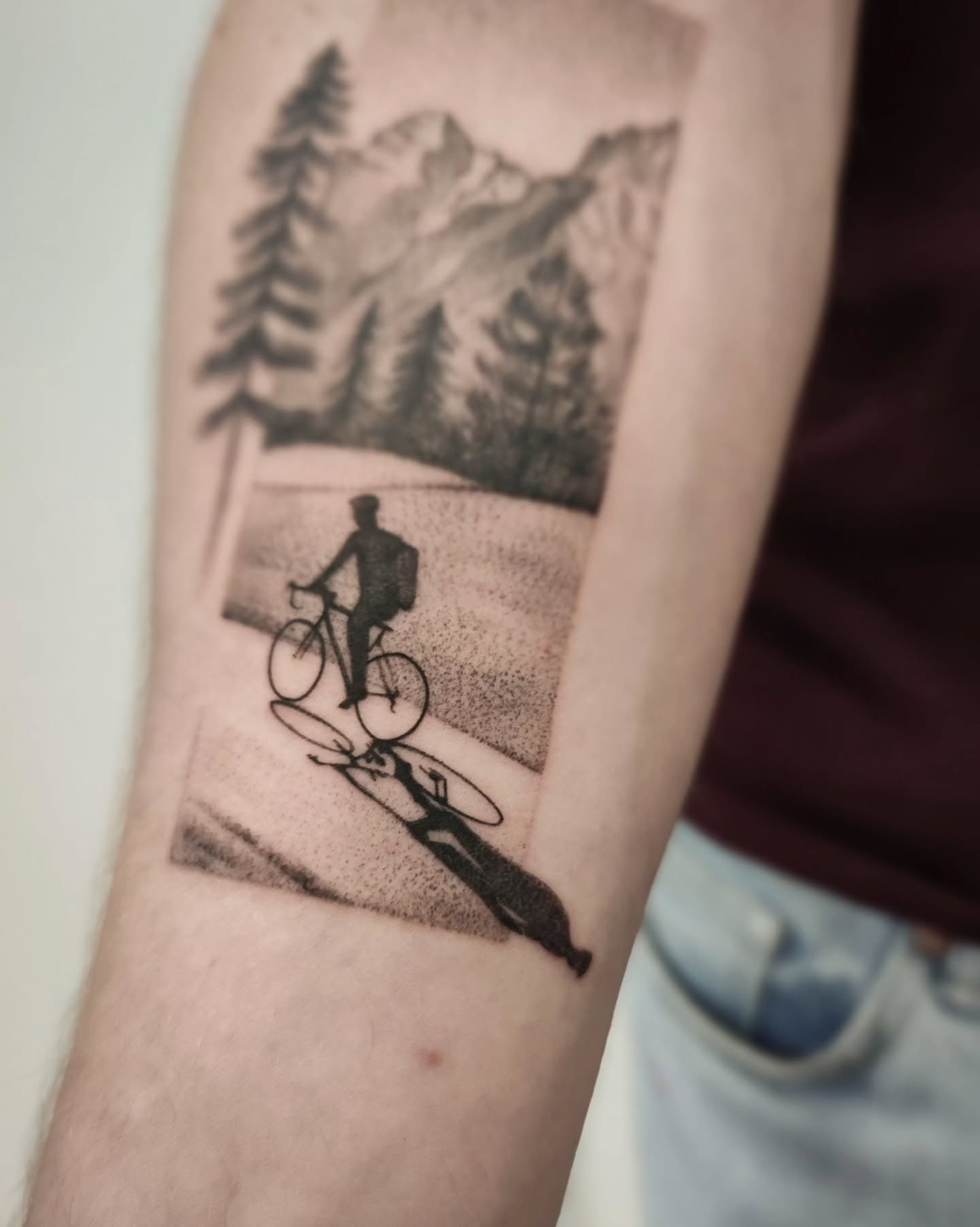 Tatuaż rowerzysty dla Tomka - Slide 2