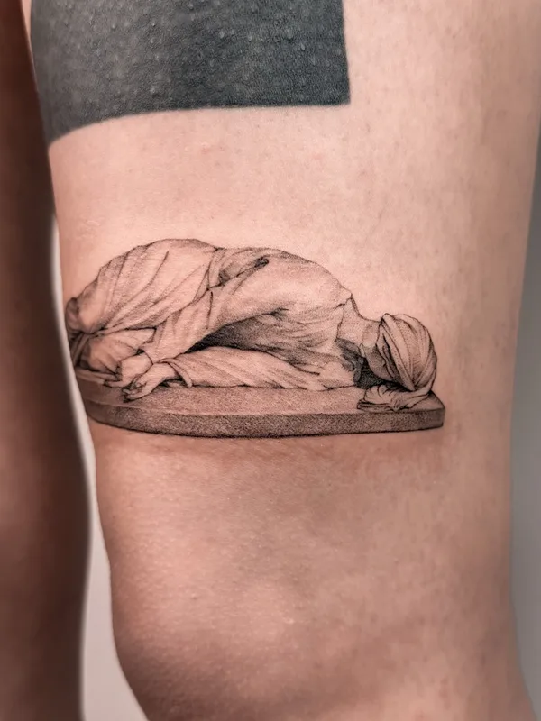 Rzeźba św. Cecylii, której nie znałam wcześniej, a...